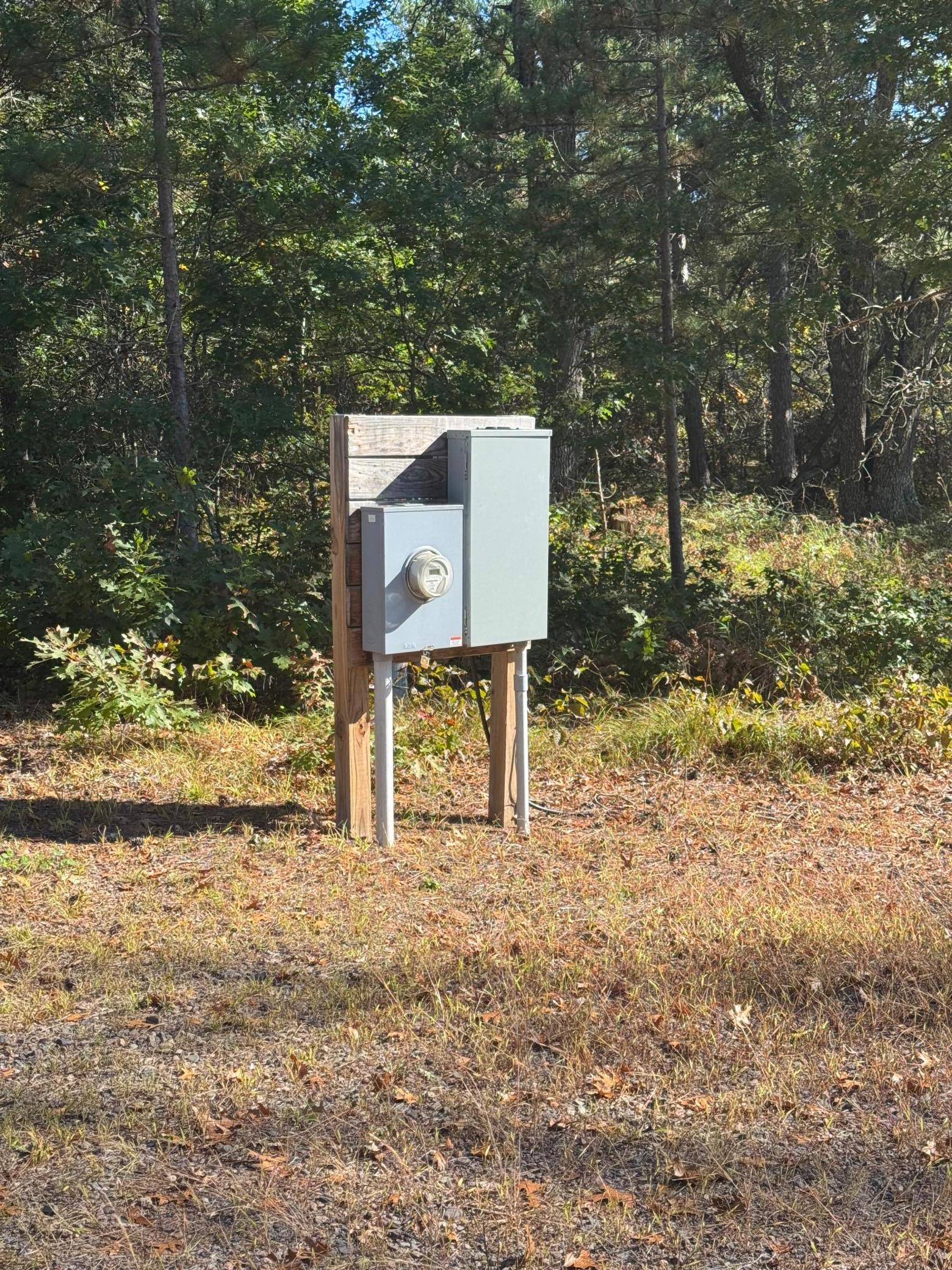 Electric panel hook up on the property