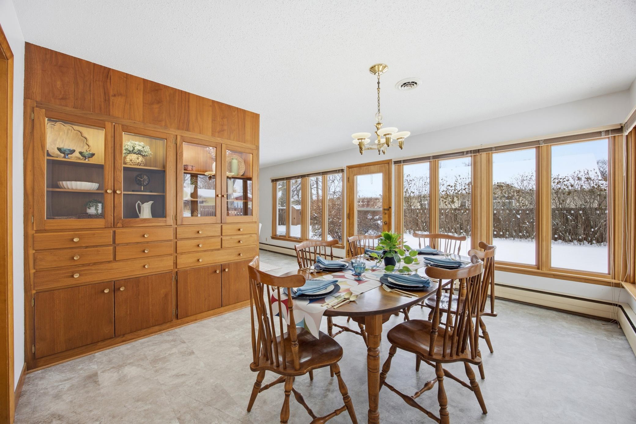 Formal Dining Room with Luxury Vinyl Plank Floors