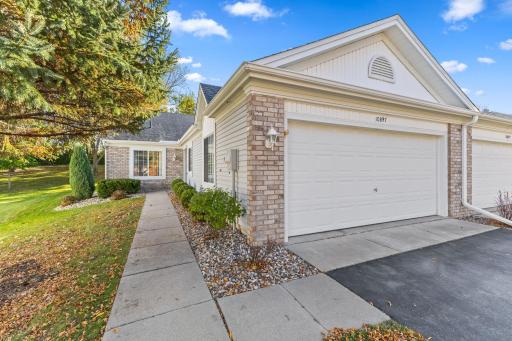 End unit with your own private entrance and attached garage