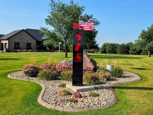 Attractive landscaping throughout the yard