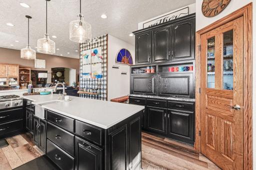 Plenty of countertop space and convenient prep sink! Wait until you open the drawers and see how well they are thought out & organized!