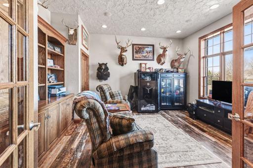 Large north windows bring in plenty of natural sunlight.