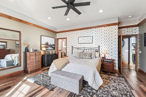 11x 12.6 Primary suite with your own private bath & walk in closet.