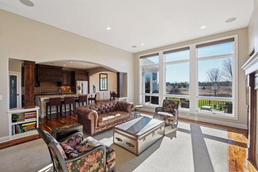 Check out the natural light that comes through and magnifies the entire main level area. Very open floor plan, great for hosting.