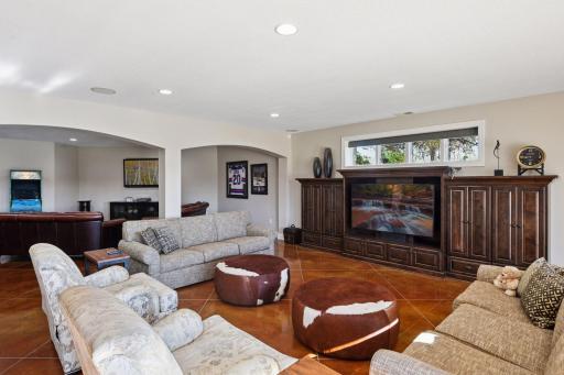 Layout of the basement. Plenty of space to do whatever kind of layout you want.