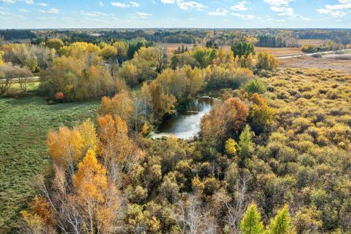This property offers gorgeous views of the changing colors in the fall.