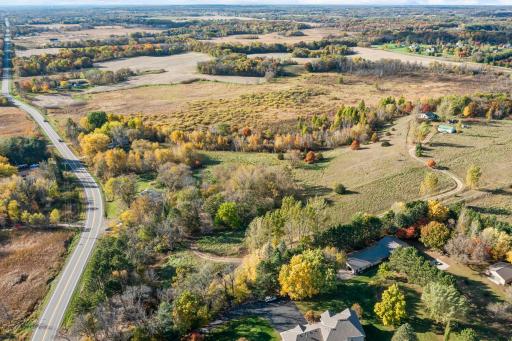 This property offers gorgeous views of the changing colors in the fall.
