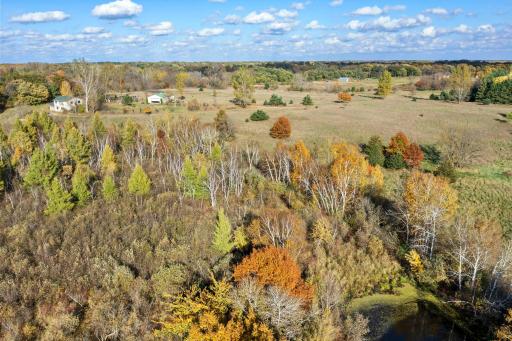 This property offers gorgeous views of the changing colors in the fall.