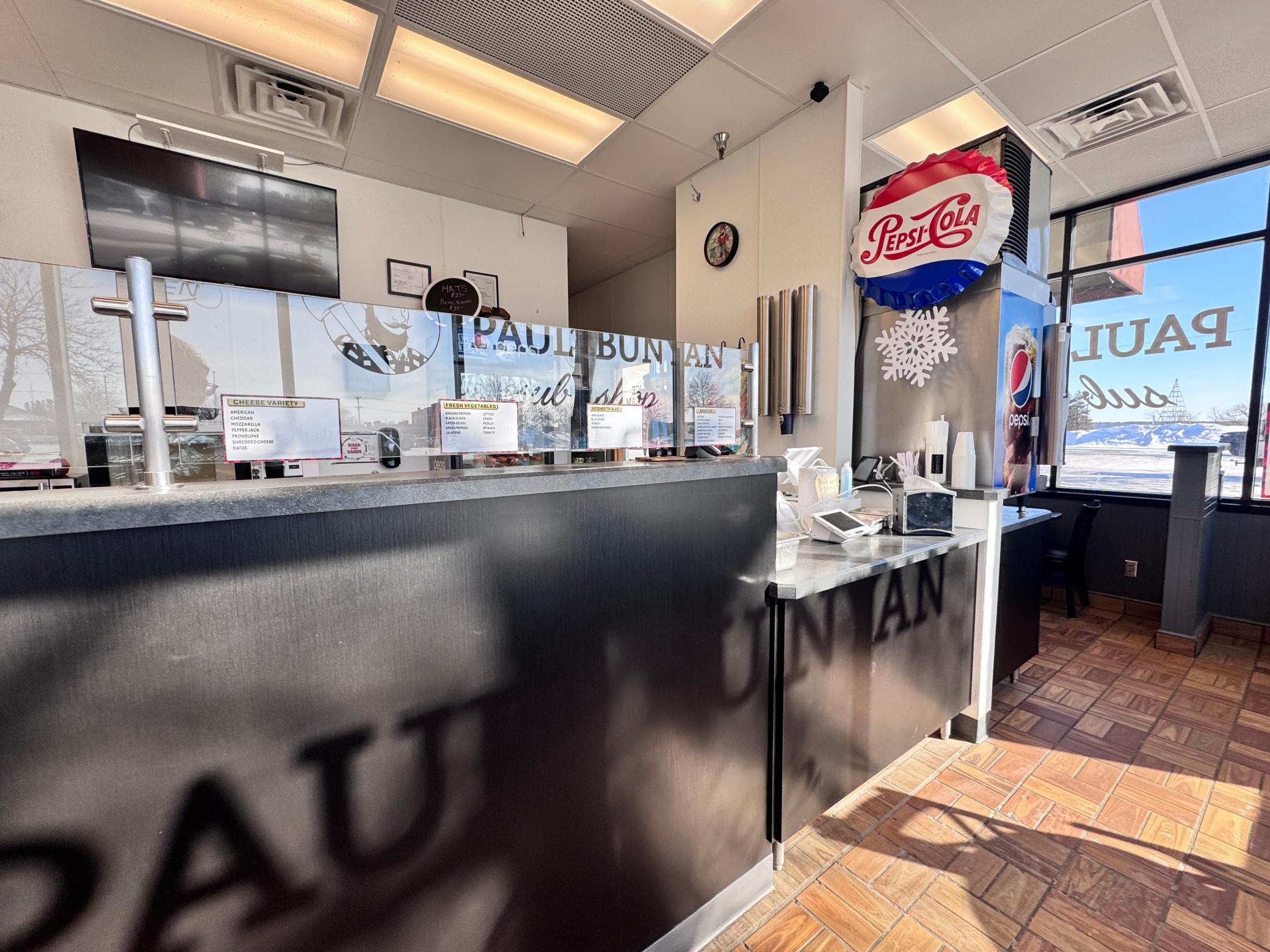 The order counter