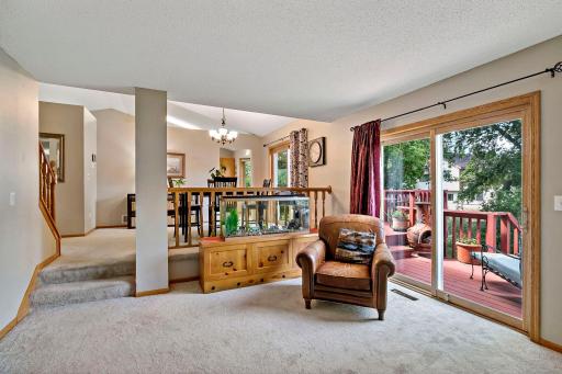 Open-concept living area ideal for everyday living