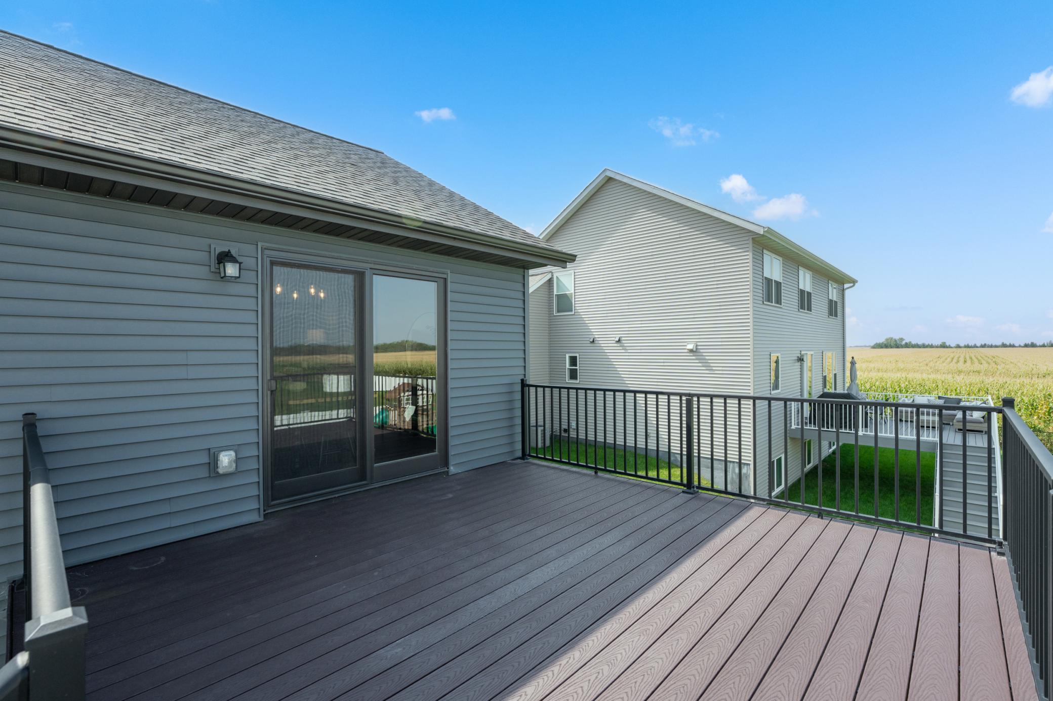 14x14 Maintenance Free Composite Deck & Aluminum Railing