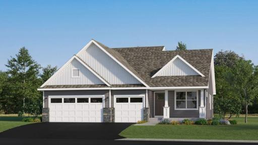 Photo for 7632 40th Street N, Oakdale, MN 55128 - listing #6805913 Exterior rendering of home, actual features may vary