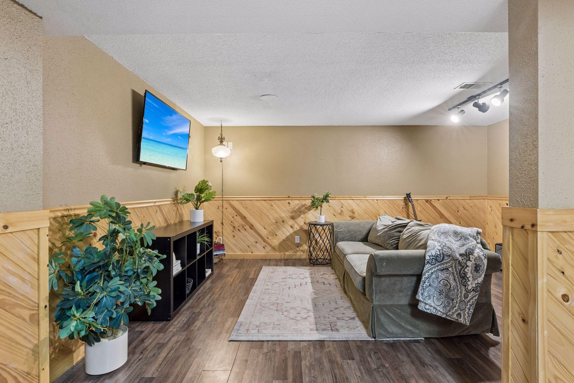 Lower family/entertainment room