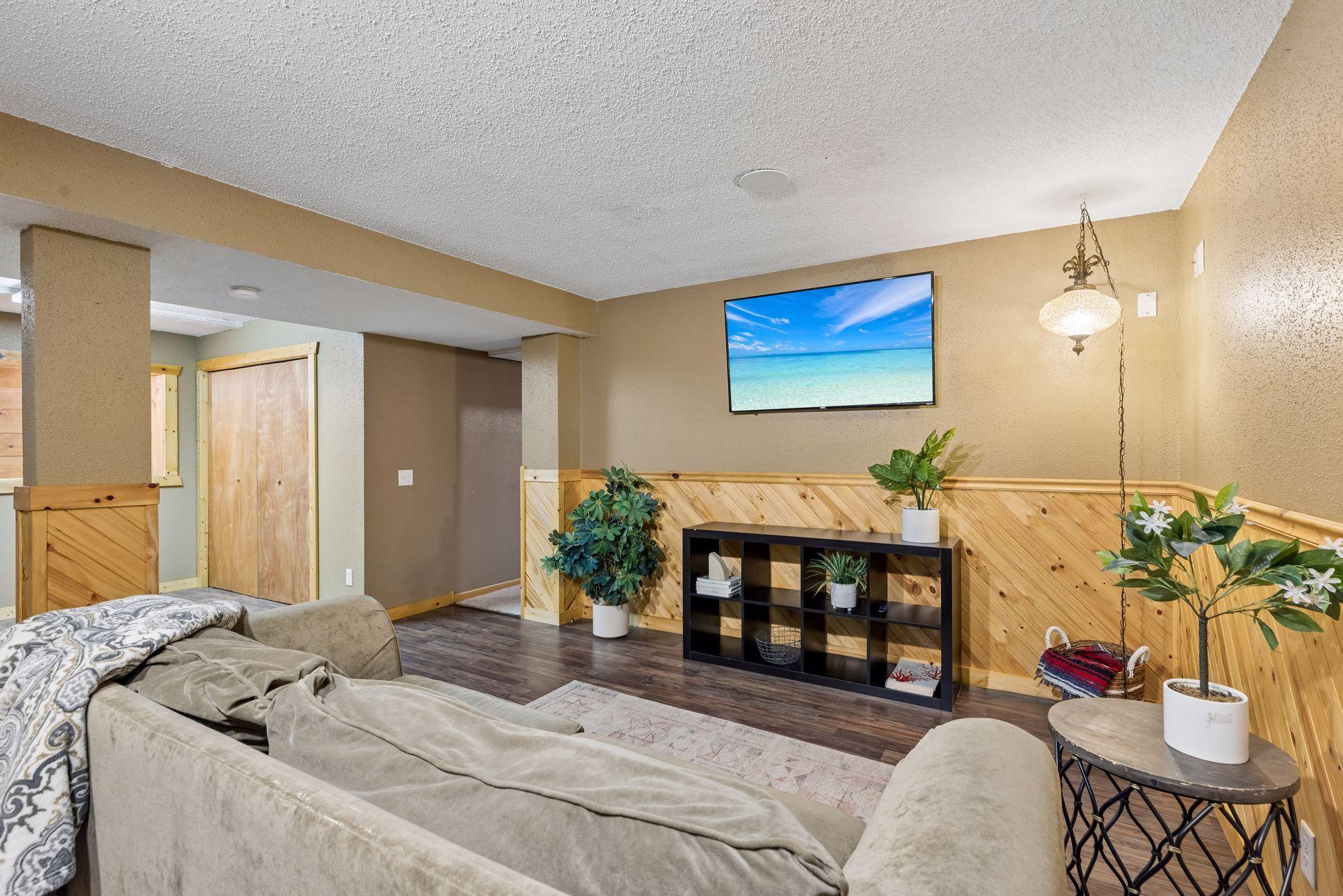 Lower family/entertainment room