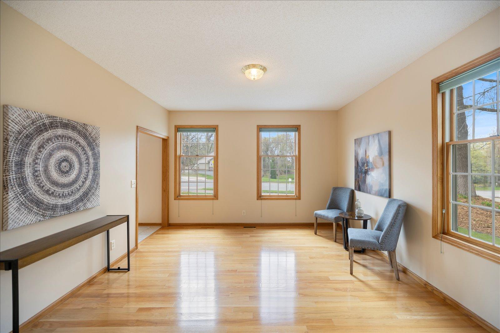 Flex room with lots of natural light