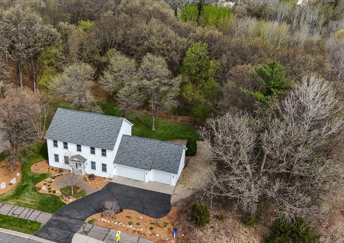 Set on a private lot next to walking path