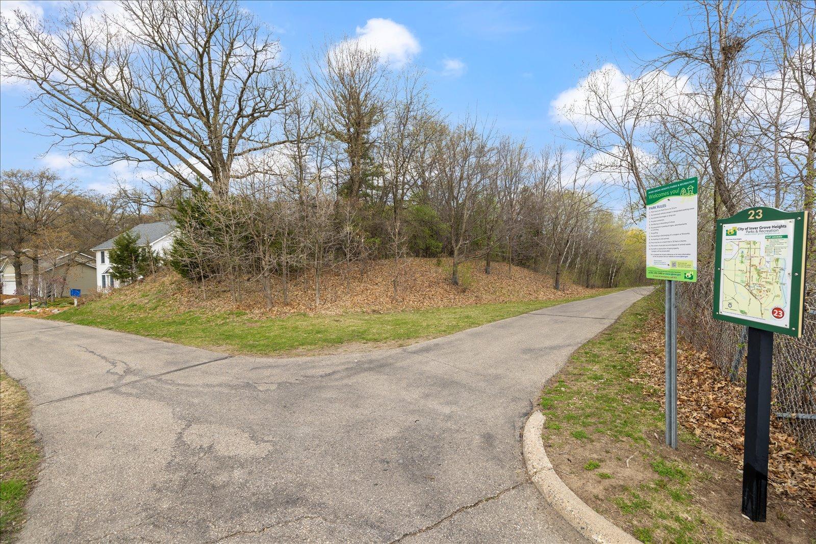 Next to the home is a portion of the Veterans Memorial Greenway, a developing regional trail corridor, with 1.5 miles completed and an expansion planned in 2026-2027