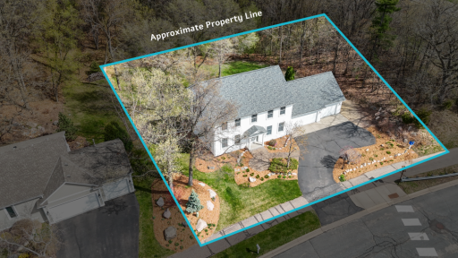 Set on a private lot next to walking path