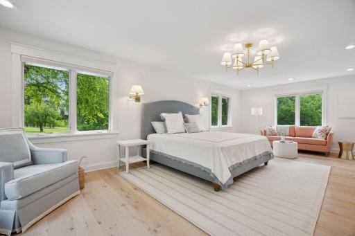 Huge space with new flooring, lighting fixtures, abundant natural lighting