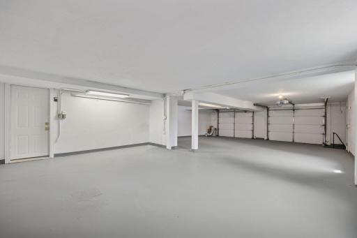 Double Parking in garage. 3 cars and additional space