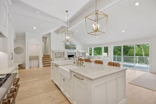 Kohler Farmers Sink, Separate Pantry Closet, 2 Miele Dishwashers, high end plumbing fixtures