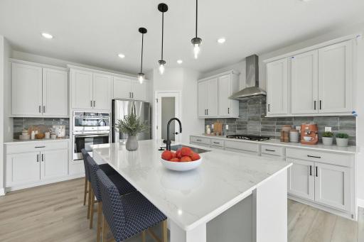 Photo for 14643 107th Place N, Maple Grove, MN 55369 - listing #6806344 Welcome home to your new Amelia Floorplan! Cook your favorite meal while entertaining your guests in this open concept floorplan. Picture of actual home.