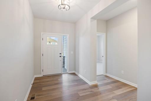 Entryway (Photo of the actual home.)