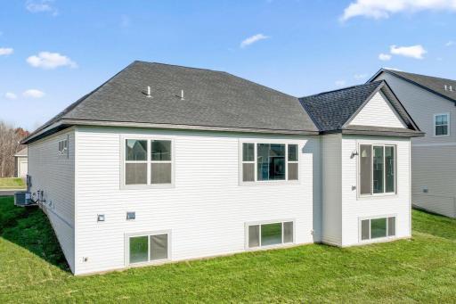 Exterior back of home