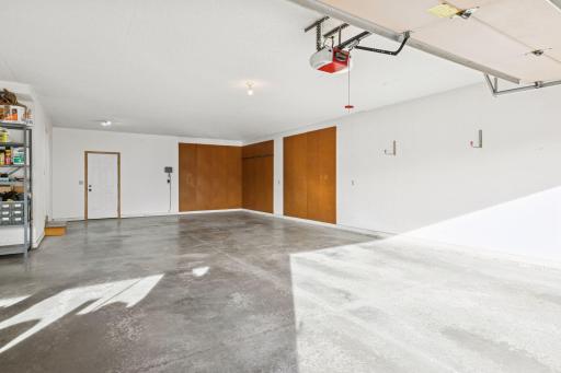 Massive 5-car garage offers tremendous space for the large "multi-driver family, or the passionate car buff