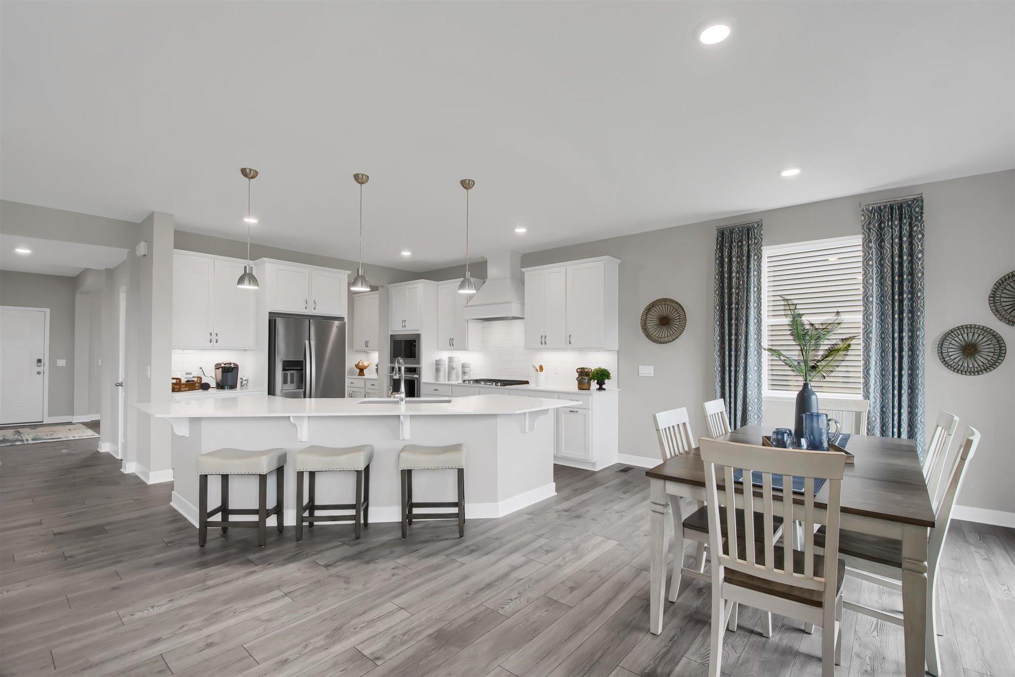 Absolutely beautiful and open kitchen.