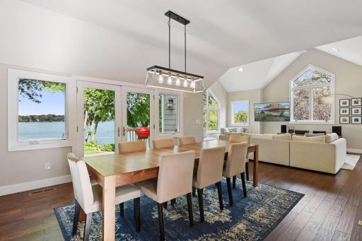 Whether you are hosting Sunday brunches, a friendly dinner party or a holiday celebration, this spacious Dining Room sets the stage for memorable meals.