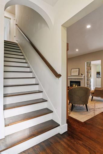 As you move to the second level you'll find character and charm in the details.