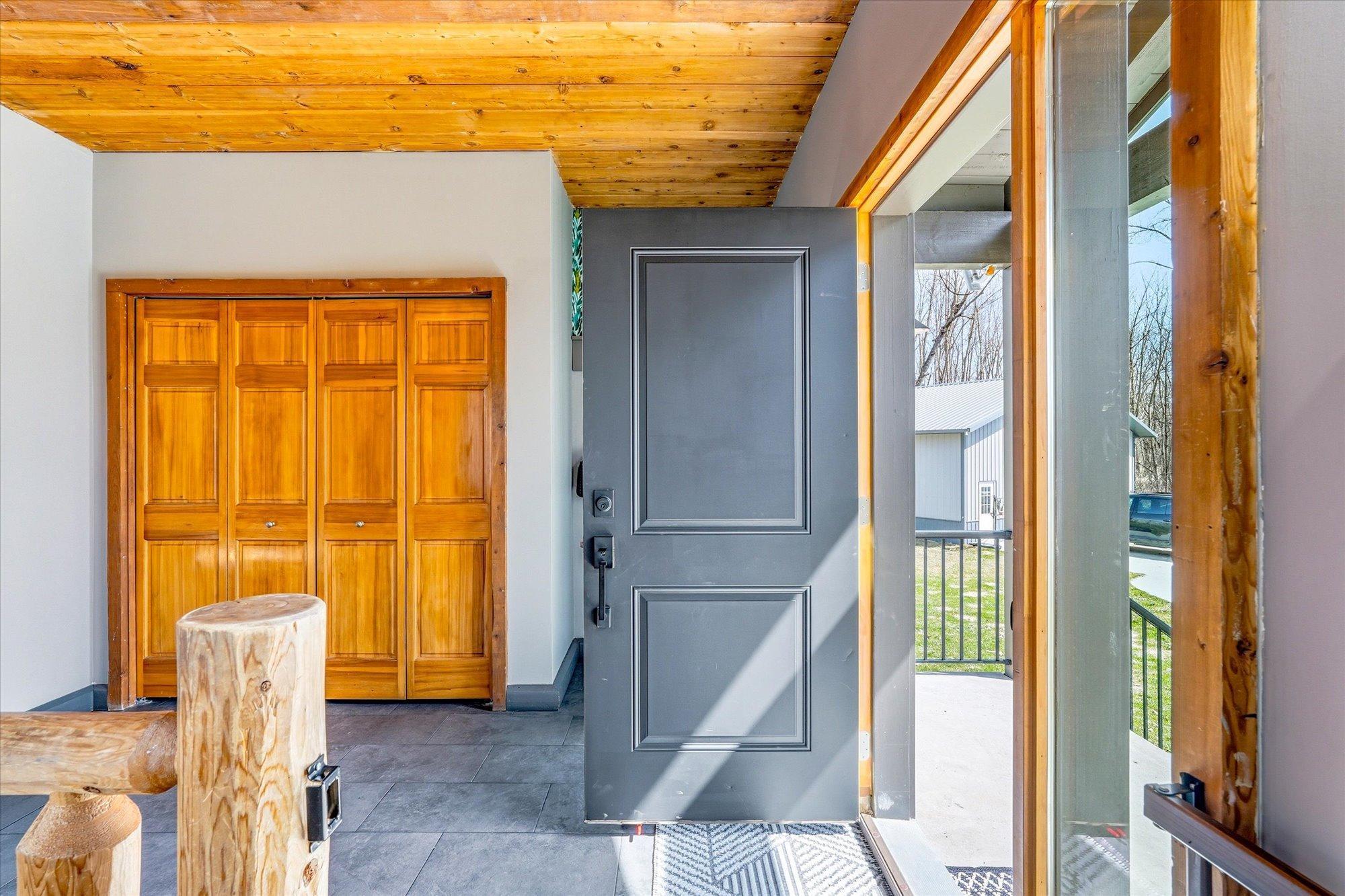 New exterior doors were added in 2021.