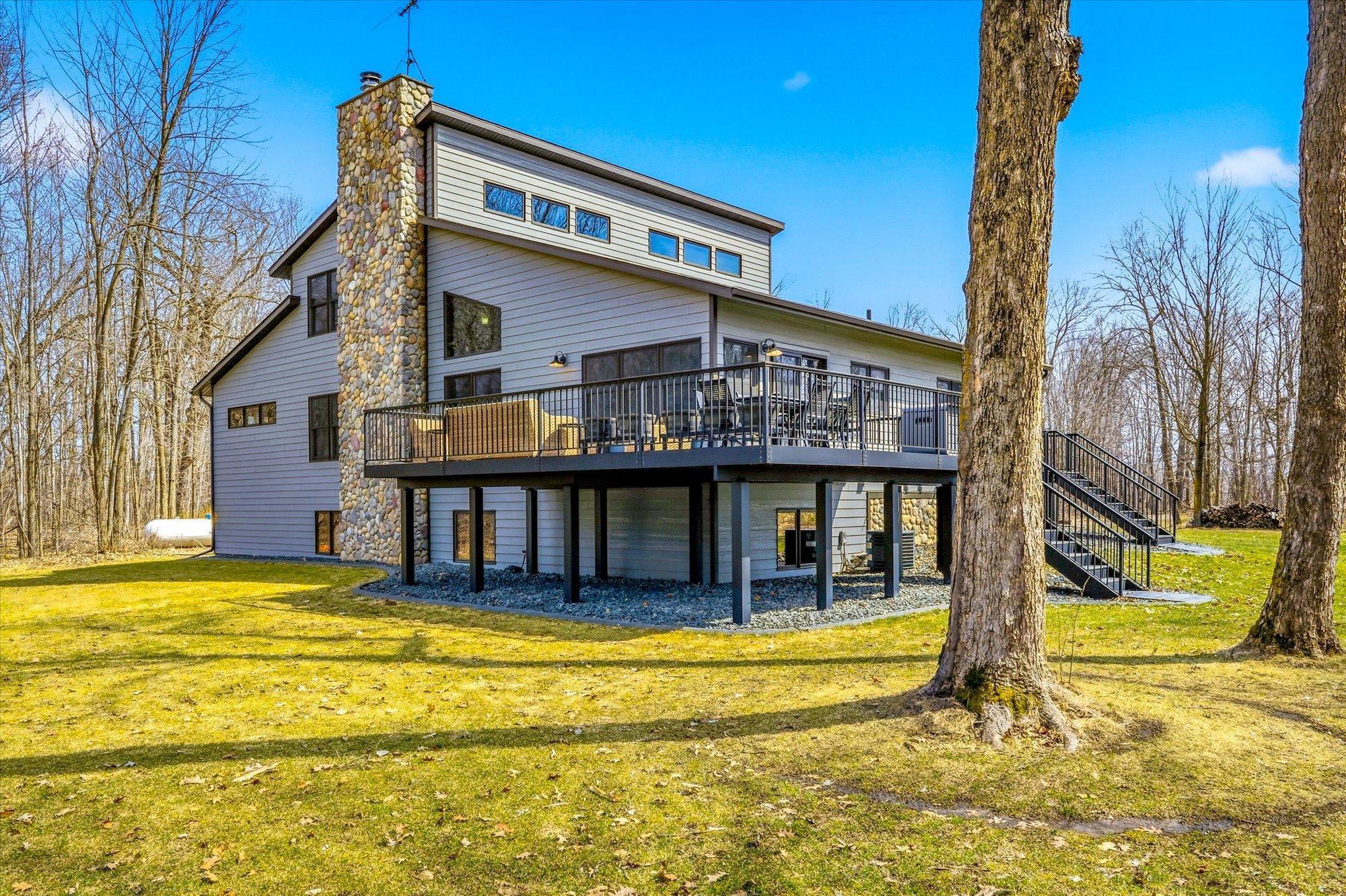 Significant updates have been completed since 2018 including new siding with Diamond Kote, roof, and gutters.