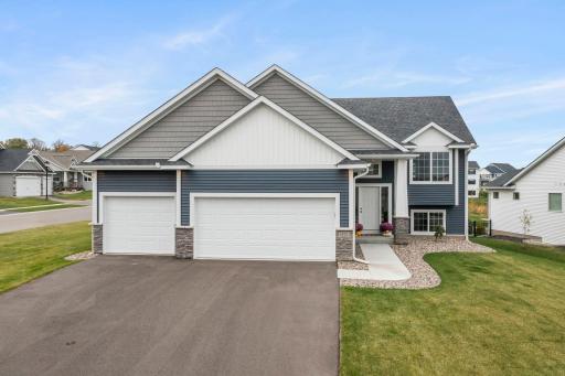 Gorgeous home! Just like new! 2024 built and move-in ready! Standout curb appeal with stylish, modern colors.