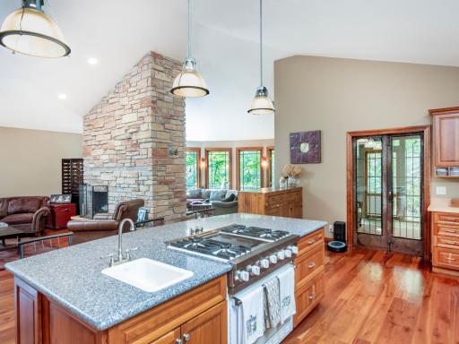 Kitchen with lots of natural light and open for entertaining.