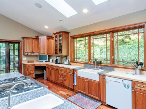 Kitchen with lots of natural light and open for entertaining.