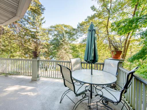 Front of Deck facing the St. Croix River.