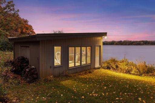A retreat just for you amidst the sound of water lapping along side the shoreline.