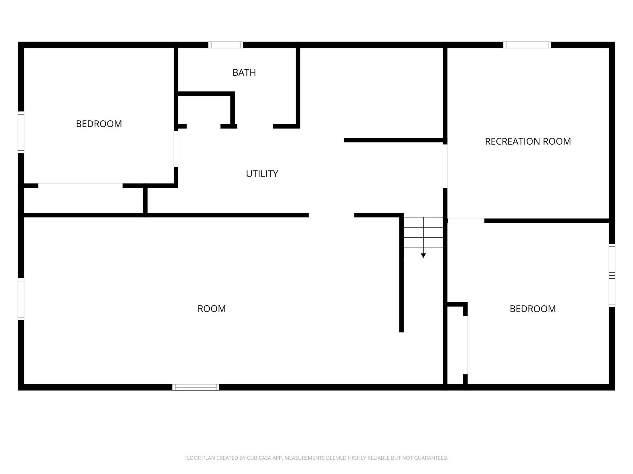 Basement floor plan