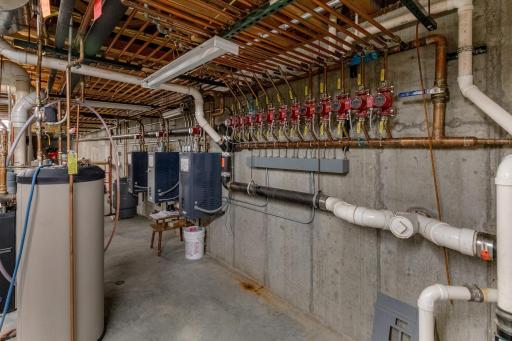 Level 1 Utilities In-Floor Boiler Heating