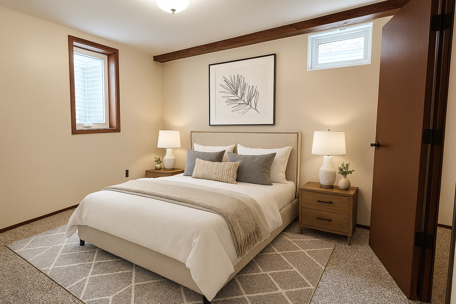 Virtually Staged LL Bedroom