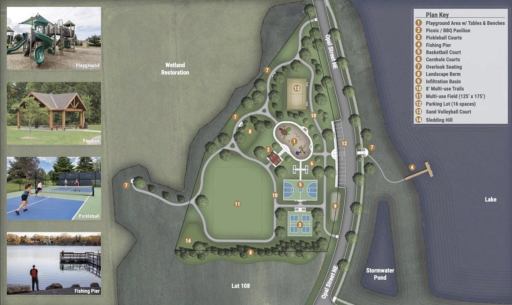 Planned community amenities - Community Pool, Clubhouse, Playground, Pickleball Courts, Fishing Pier and more!