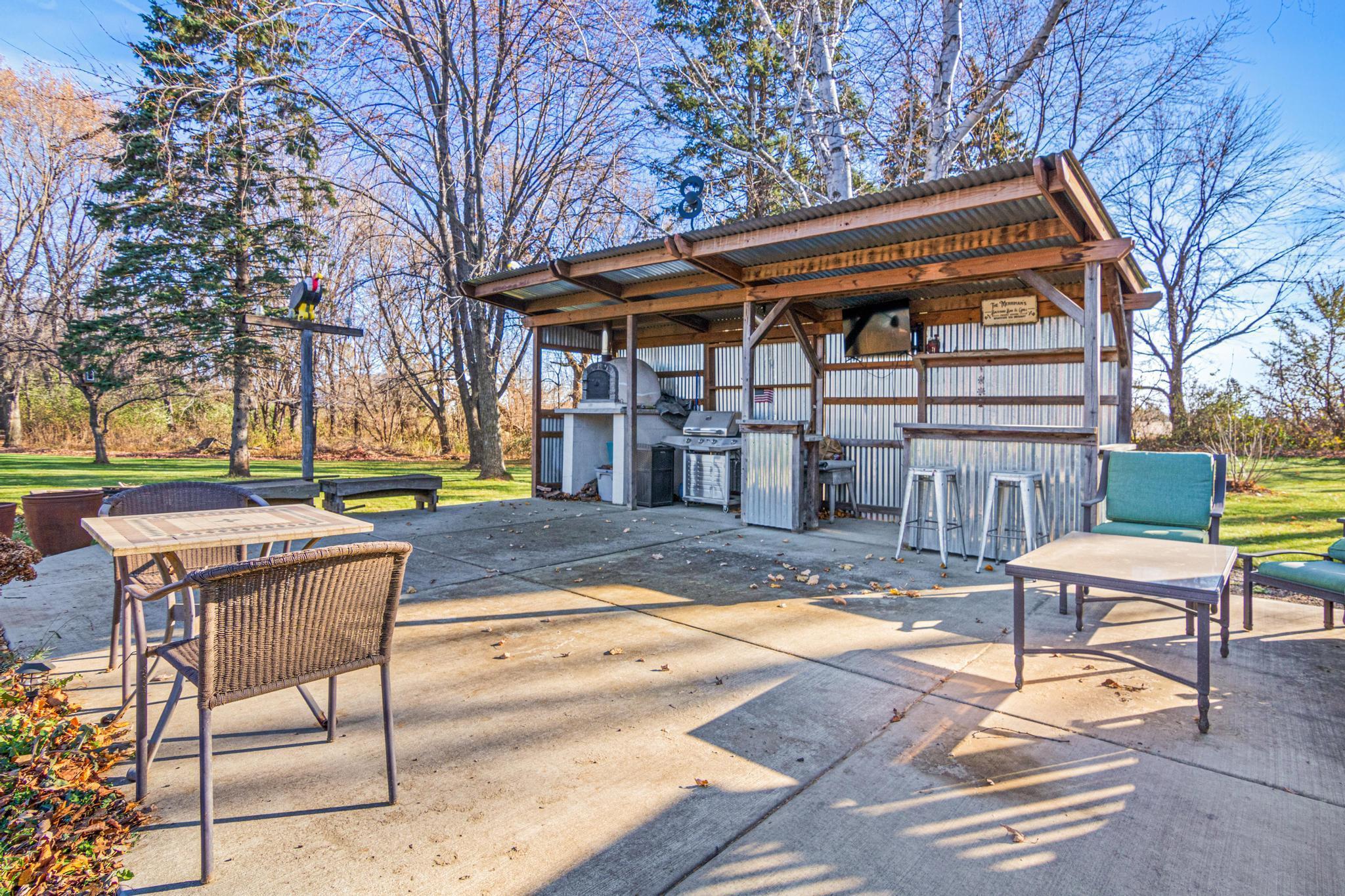 Outdoor entertaining space is sure to please!