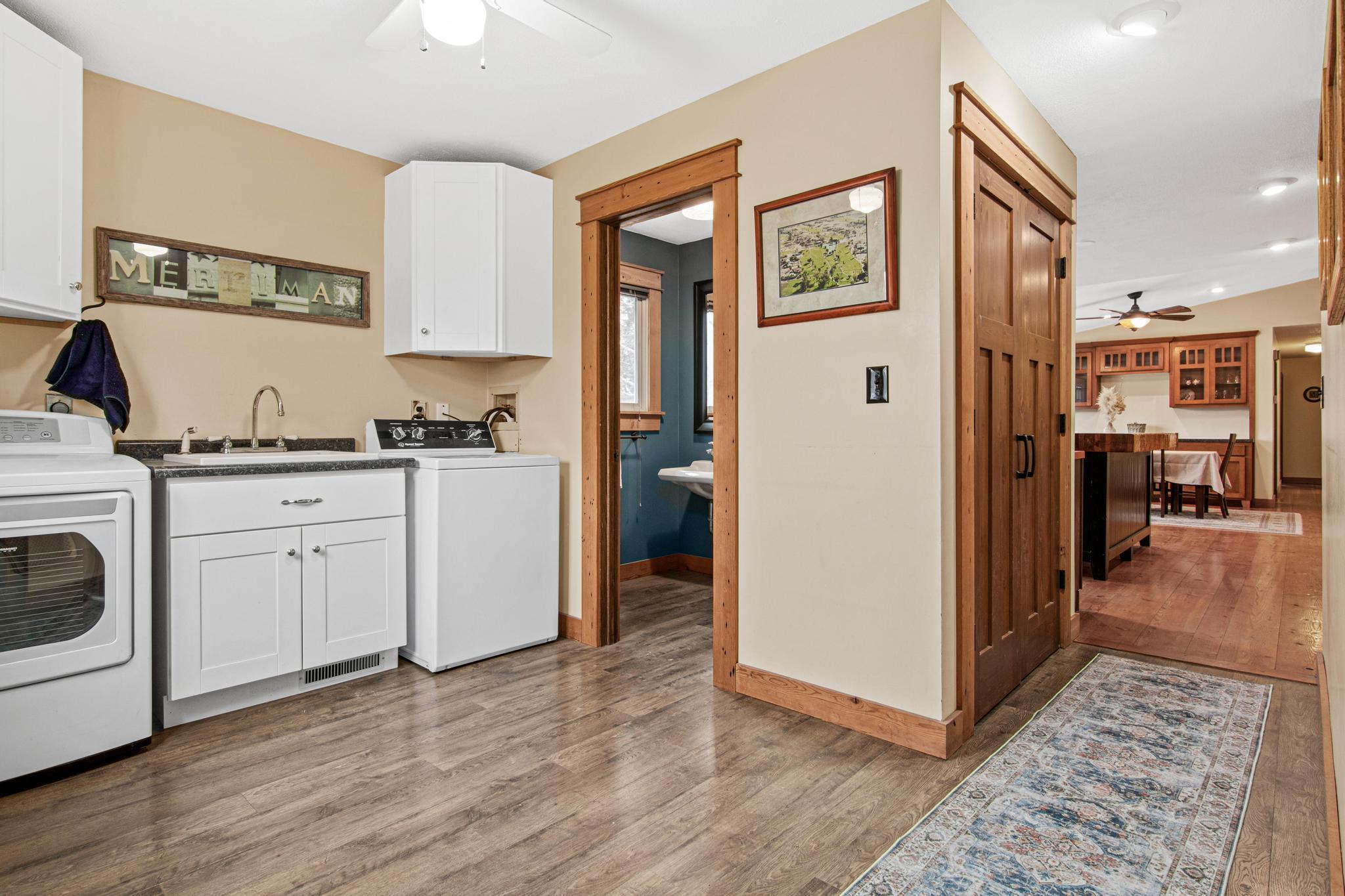 Main Level Laundry makes this home perfect for one level living!