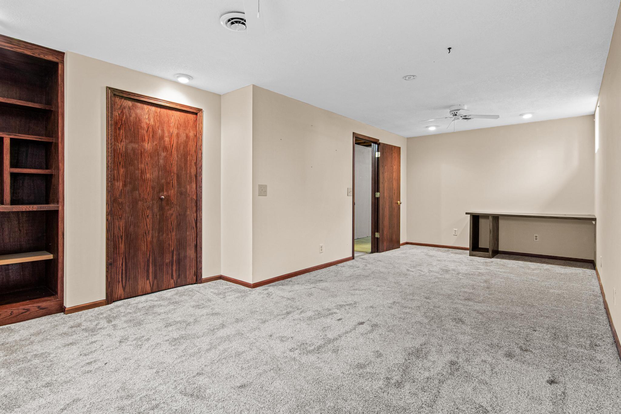 HUGE lower level bedroom