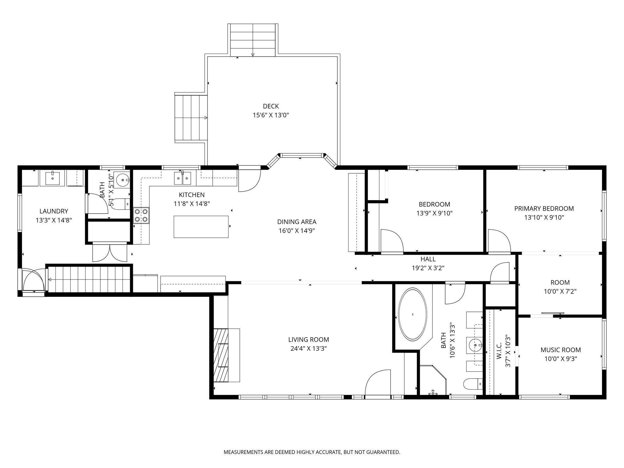 Main Level Floor Plan