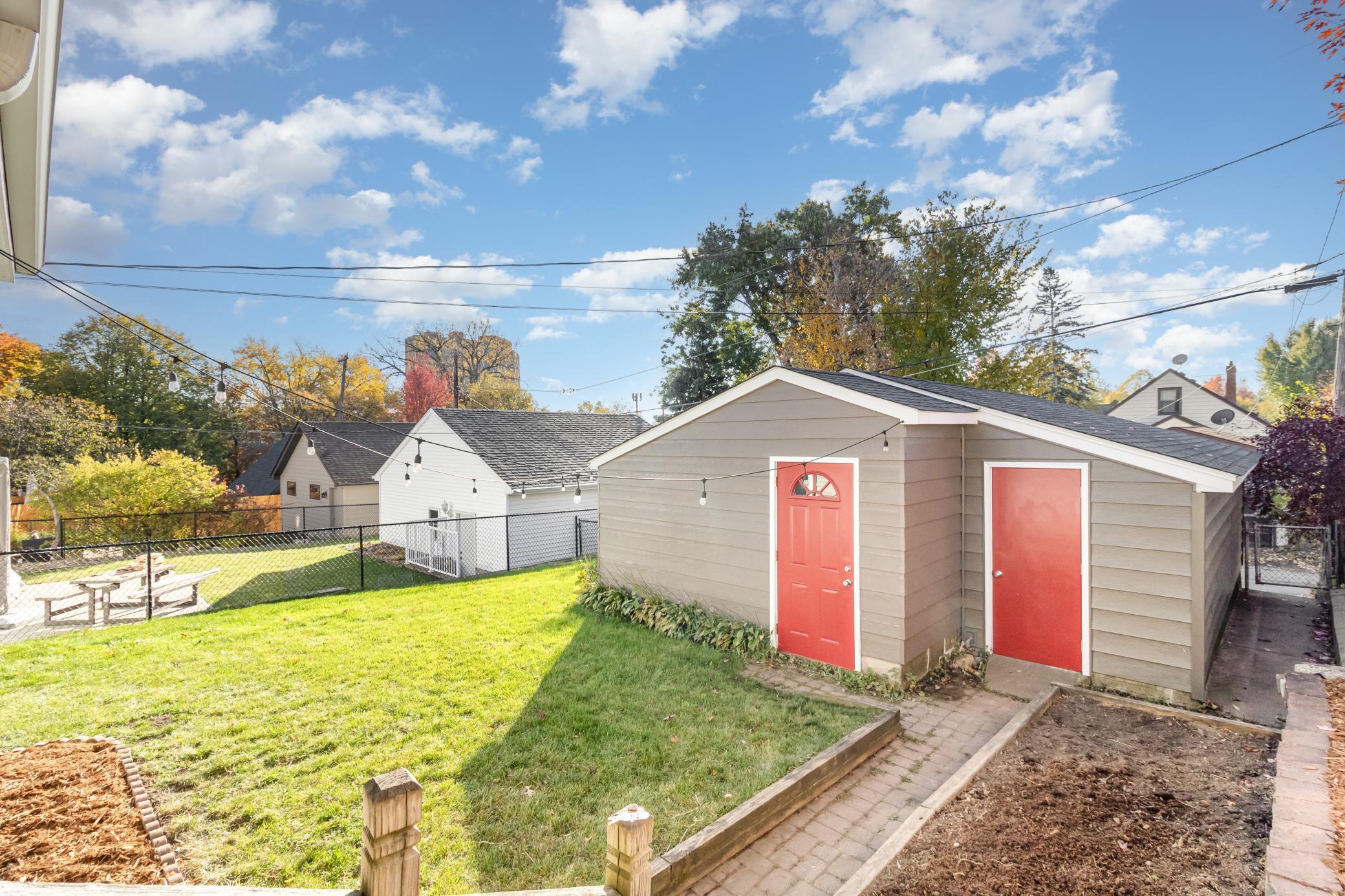 Garage and Shed Back Entry