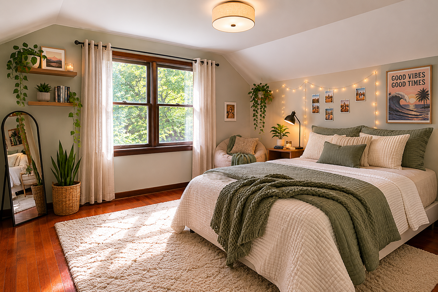 Bedroom 4, virtually staged