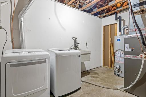 Lower Level Laundry & Utility Room